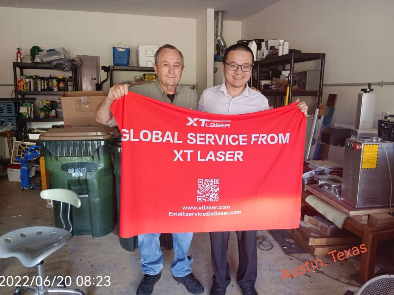 Servicio sin preocupaciones, comience desde un nuevo día XTlaser After-sales Global Service Line American Station